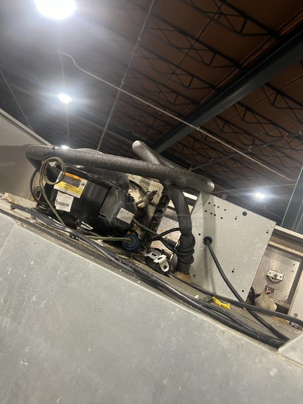 Continental 2R commercial refrigerator, stainless steel, 2-door, on casters, model 2R, SN: 15568894, 115V, 1 phase.