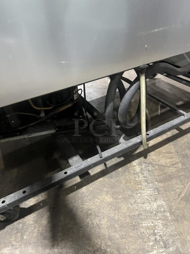 True T-49 Commercial Stainless Steel 2-Door Refrigerator, SN: 6526031, on casters. 115V 1 Phase, solid condition.