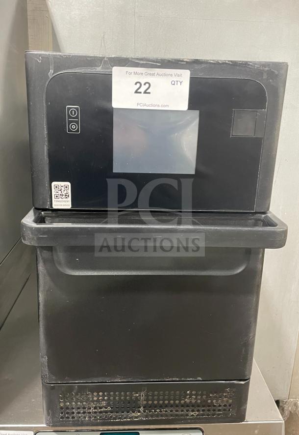 Merry Chef Eikon E2S turbo oven, countertop model, 208/240V, late model 2022. Light wear. Auction label "22 QTY."