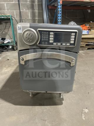 Turbo Chef Model NGO countertop rapid cook oven, 208/230V, 1 phase, gray finish, keypad controls, sturdy condition.