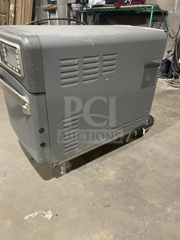 Turbo Chef NGO countertop rapid cook oven, 208/230V, electric, used condition with visible scratches.