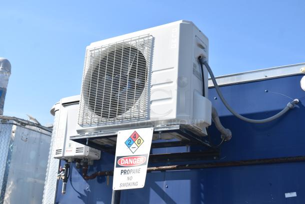 2019 Quality Cargo 8.5' x 24' mobile kitchen trailer with grease hood, refrigeration, fryers, griddle. VIN 50ZZ1E426KN012862.