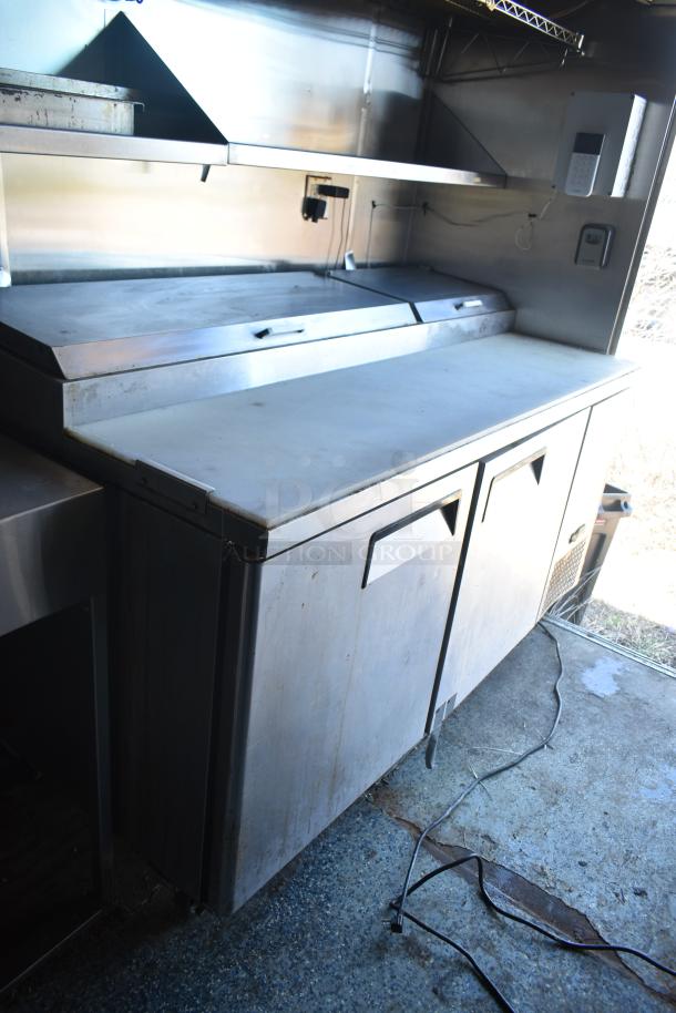 2019 Quality Cargo 8.5' x 24' mobile kitchen trailer with griddle, refrigeration, and grease hood. Burger King spec.