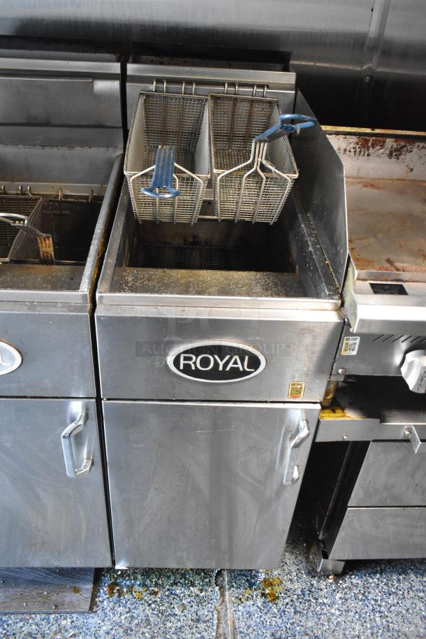 2019 Quality Cargo mobile kitchen trailer with Royal fryers, Burger King specs, grease hood, refrigeration, VIN 50ZZ1E426KN012862.