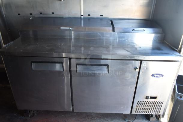 2019 Quality Cargo 8.5' x 24' mobile kitchen trailer; Arona refrigerated unit, stainless steel finish.