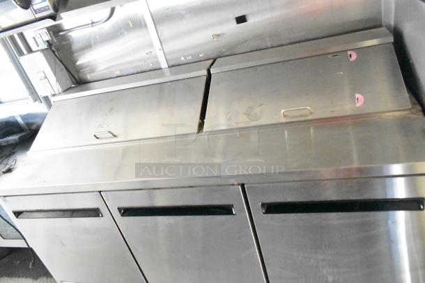 2020 Diamond Cargo 8.5'x24' mobile kitchen trailer with stainless prep table, refrigeration, and equipment setup.