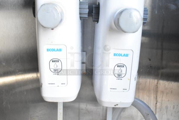 Ecolab water dispensers in a 2021 Diamond Cargo cold food trailer, model 8.5' x 24', VIN 53NBE2429M1089847.