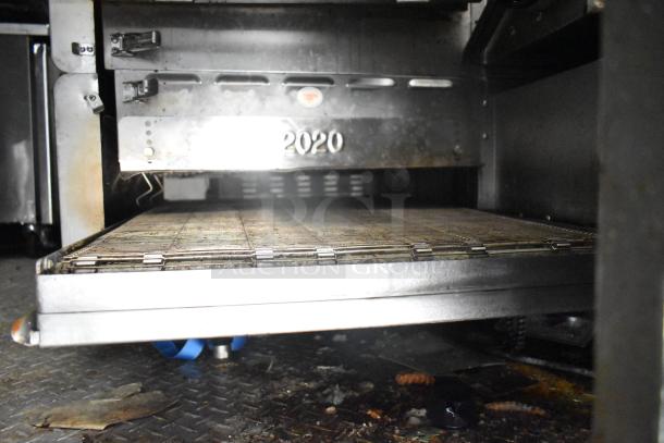 2021 Diamond Cargo 8.5' x 24' food trailer with interior view. Cold storage and service equipment intact. VIN 53NBE2429M1089847.