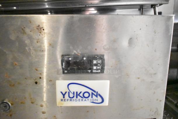 2021 Diamond Cargo 8.5' x 24' trailer refrigeration system, showing Dixell temperature controller and Yukon Refrigeration label.