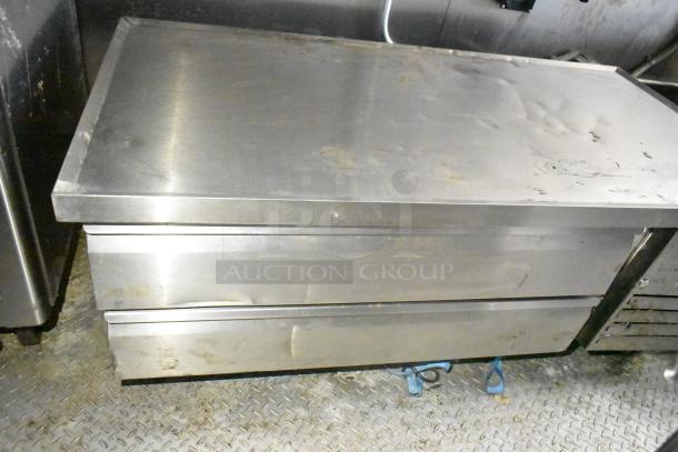 2021 Diamond Cargo 8.5' x 24' trailer interior with stainless steel counter showing signs of use.