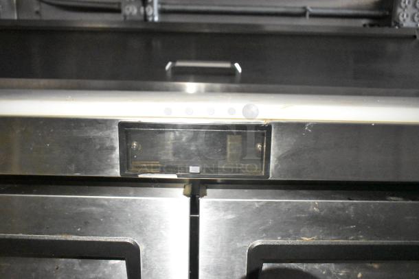 2021 Diamond Cargo 8.5' x 24' trailer interior, metal countertop with wear, potential food and beverage use.