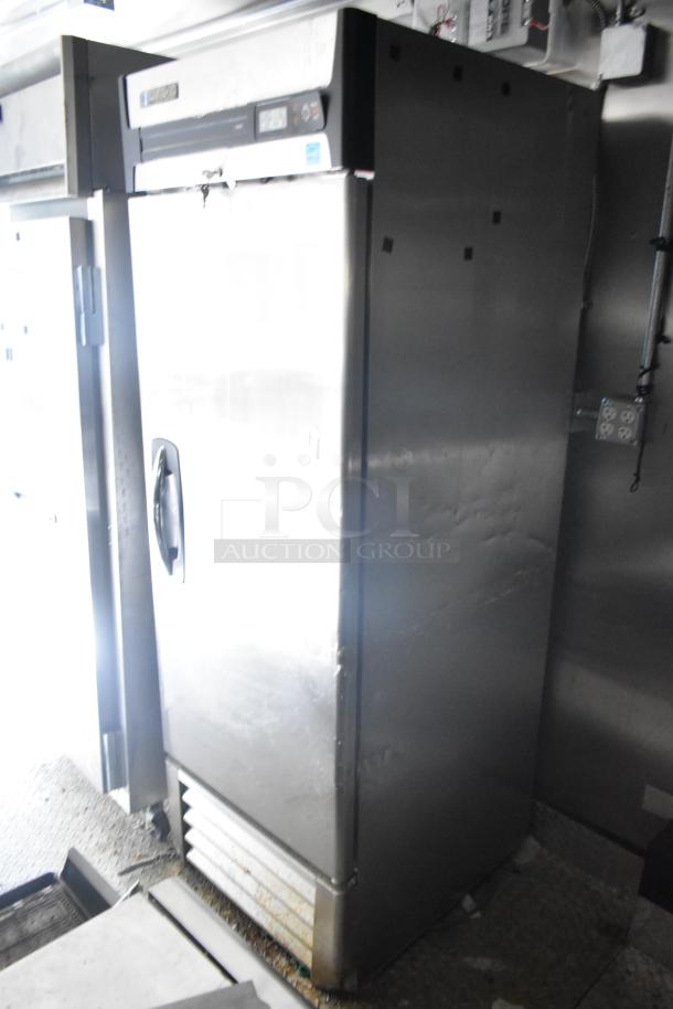 2021 Diamond Cargo 8.5' x 24' trailer interior, featuring stainless steel refrigeration unit, used for food and beverage fulfillment.