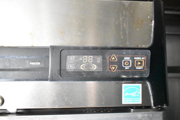 Control panel of a Diamond Cargo cold food & beverage trailer, featuring temperature settings and an Energy Star label.