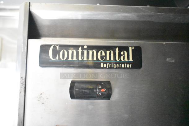 Continental Refrigerator in 2021 Diamond Cargo Cold Food & Beverage Trailer. Features temperature control panel.