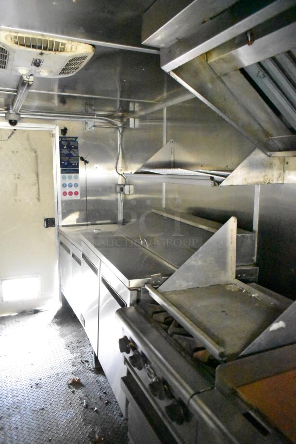 2020 Diamond Cargo 24' kitchen trailer with grease hood, Pitco fryer, Wells griddle, Arctic Air suite, VIN 53NBE2424M1083695.