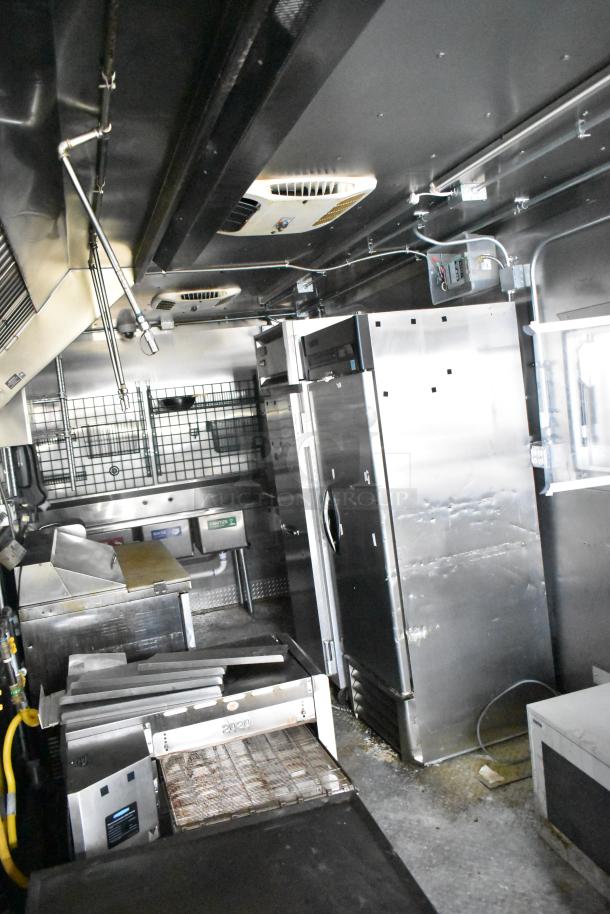 2021 Diamond Cargo 8.5x24 Mobile Kitchen Trailer with TurboChef Ovens, Econ-Air Hood, extensive refrigeration, VIN 53NBE2429M1089847.