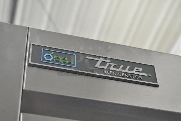2019 True T-49-HC Commercial Reach-In Cooler; features natural refrigerant; model label visible; excellent condition.