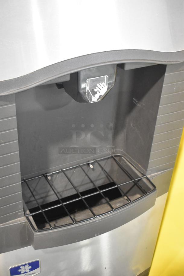 Manitowoc ID0322A-161 commercial ice head on dispenser, 115 volts, 1 phase, stainless steel finish, hotel use.