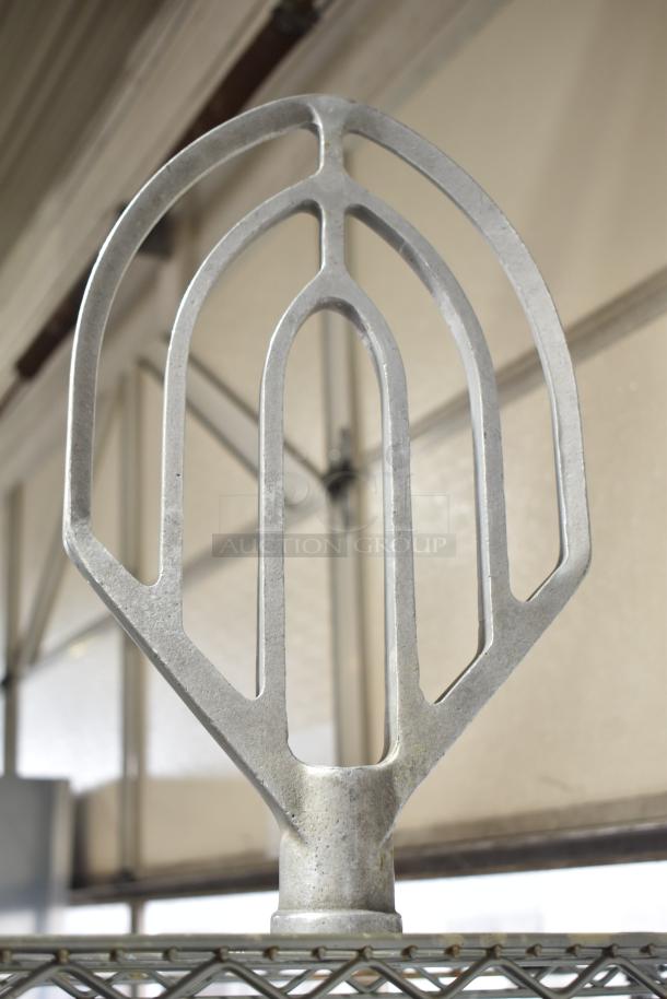 Hobart mixer paddle attachment, metal, used condition, sturdy design.