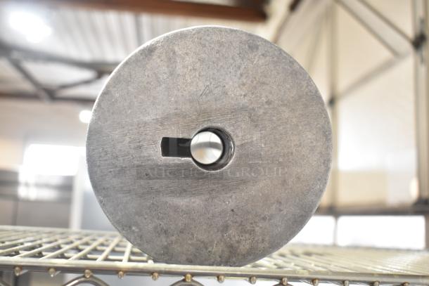 Three Hobart mixer attachments: whisk, paddle, dough hook. Used for versatile mixing tasks, compatible with Hobart models.