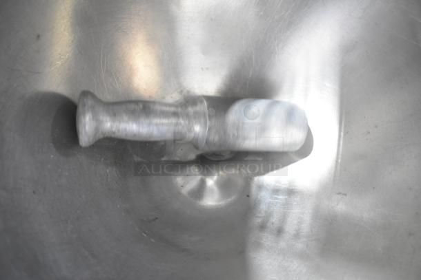 Hobart mixer mixing bowls set: D30 30 qt, VMLH-40 40 qt. Stainless steel, durable, ideal for commercial kitchens.