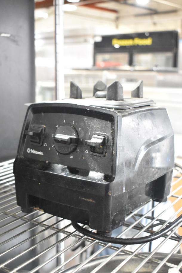 2018 Vita-Mix VM0197 Commercial Blender Base, 120V, 1 Phase. Used condition, black finish, visible control panel.