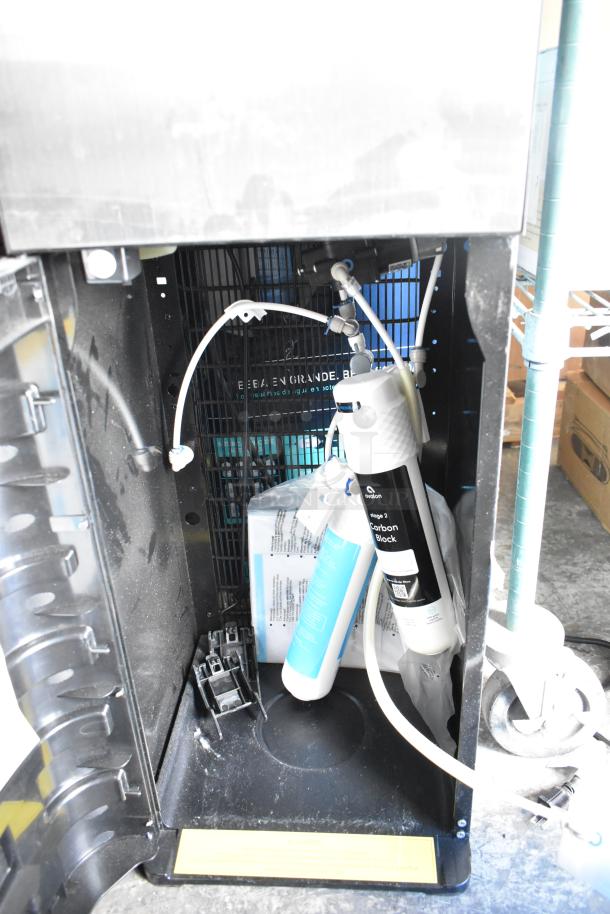 Avalon A23F bottom loading water cooler interior, showing filters and tubes. Includes Primo dispenser. 120V, 1 phase.