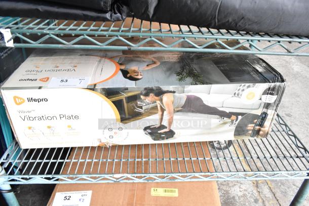 BRAND NEW SCRATCH AND DENT LifePro Waver Vibration Plate in box. Enhances exercise efficiency, low impact. Box slightly dented.