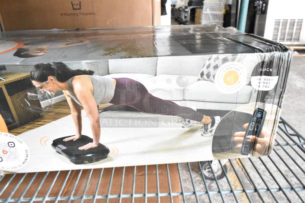 BRAND NEW LifePro Waver Vibration Plate in box, minor packaging damage, max user weight 330 lbs, color black.