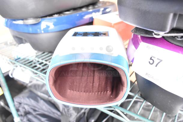 Four LifePro devices, including Relievacup Smart Cupping, Biorejuvenate Red Light Nasal Therapy, Velocity Massage Ball, Legra Massager.