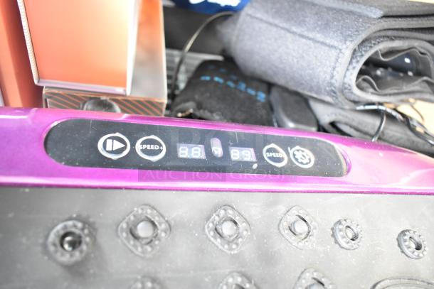 4 assorted items including 2 LifePro vibrating plates with digital speed controls, in good condition.