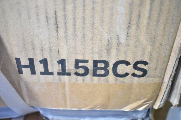 Brand new Honeywell H115BCS can cooler box with visible model number. 115 volts, 1 phase. Scratch and dent condition.