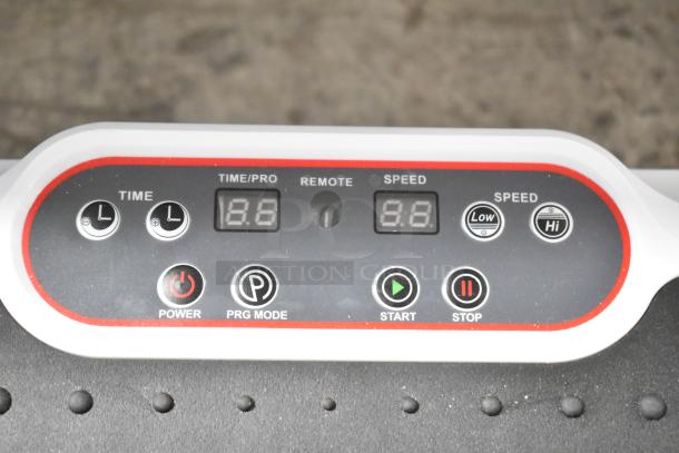 BRAND NEW LifePro WVR 1010 Vibration Plate control panel, showing time, speed settings, and buttons for power, start, and stop.