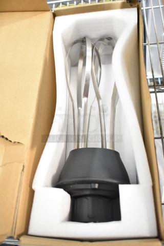 Brand new AvaMix 928P10WHISK 10" whisk for ISB series immersion blenders, shown in packaging.