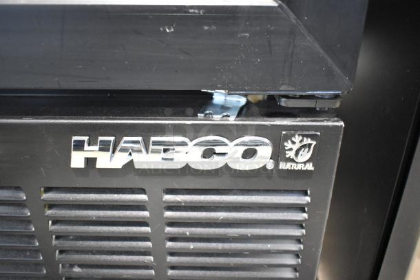 2019 Habco SE18 Commercial Reach-In Cooler, 115V, 1 phase, logo and vent details visible, good condition.