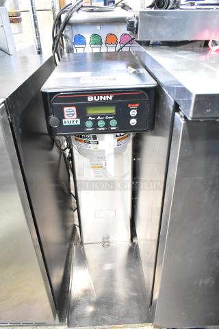 Bunn ITCB-DV Commercial Iced Tea Machine, 120V, countertop model, good condition, digital display, marked controls.