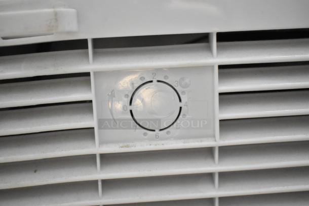 Dukers WD-700Y chest freezer thermostat dial with numbered settings, commercial use, 115V, 1 phase, minor wear visible.