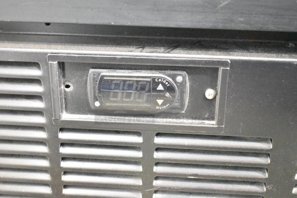 2019 Habco SE18 Commercial Cooler, digital temperature display, black grille, 115V, working condition.