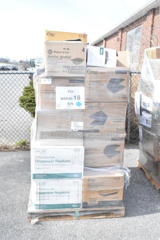 33 BRAND NEW SCRATCH AND DENT! Items Including Hot Cups, Gloves, Containers, Bags, Teaspoons. See Description for Details. 33 Times Your Bid! MAR26-18