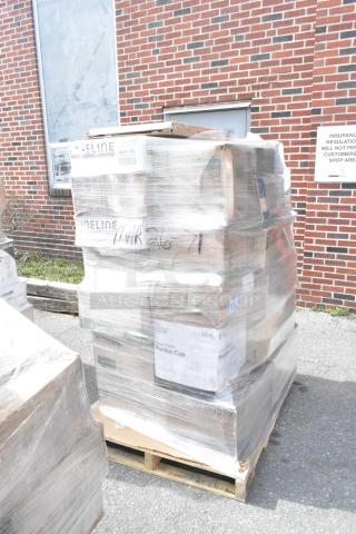 30 BRAND NEW SCRATCH AND DENT! Items Including Lids, Foam Cups, Toilet Paper, Plant Fiber. See Description for Details. 30 Times Your Bid! MAR26-71