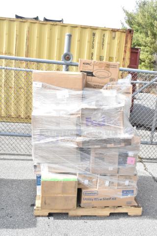 32 BRAND NEW SCRATCH AND DENT! Items Including Salad Spinner, Soccer Ball Pick, Old Fashioned Glasses. See Description for Details. 32 Times Your Bid! MAR26-88