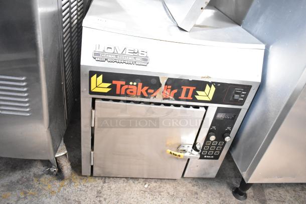 Trak-Air TAEMC-II Commercial Greaseless Fryer, 120V, 1 Phase, stainless steel, digital controls, in used condition.