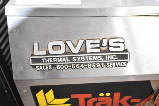 Trak-Air TAEMC-II Commercial Greaseless Fryer, 120V, 1 Phase, with Love's Thermal Systems Inc. label.