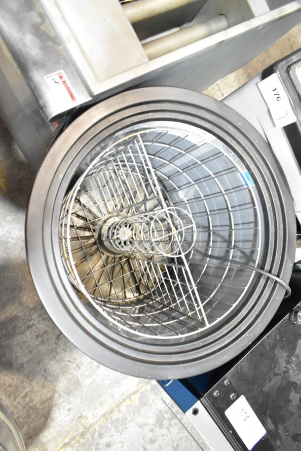 IDW G-77-N23EB commercial drink cooler, 120V, 1 phase. Features wire rack interior, used condition. Model visible.