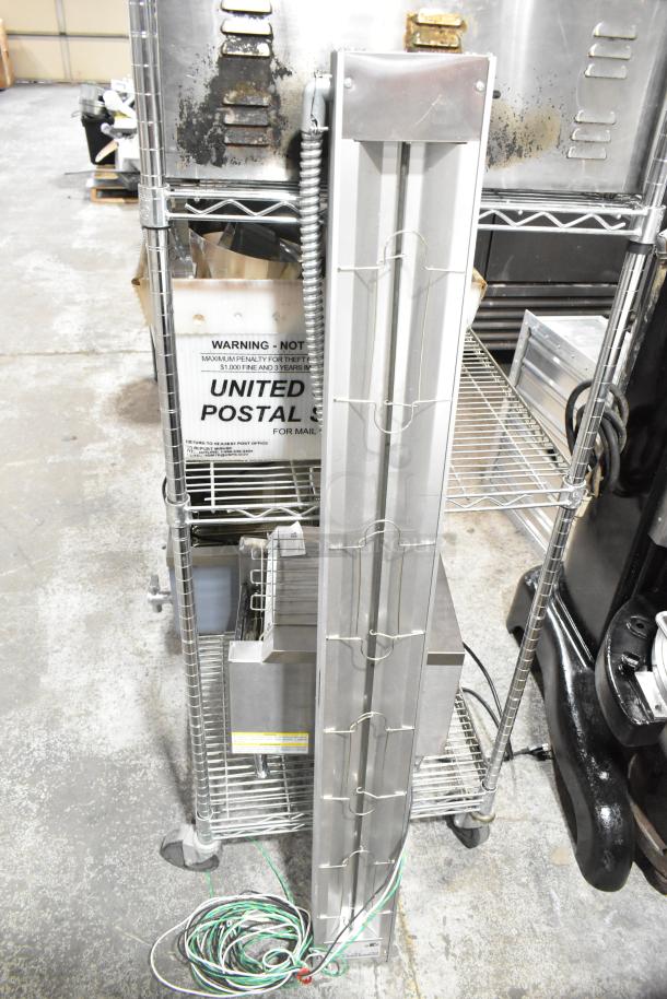 Hatco GRAH-60 60" Glo-Ray Infrared Food Warmer. Stainless steel, high wattage, 120V, 1 phase, good condition.