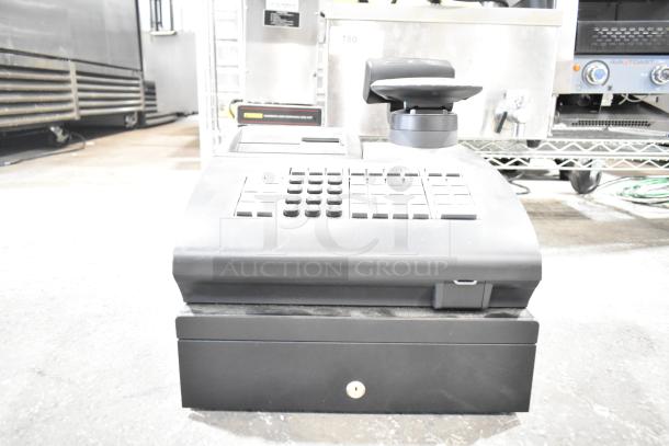 Royal alpha 7000ML electronic cash register, countertop model, 115 volts, 1 phase. Good condition, secure cash drawer.