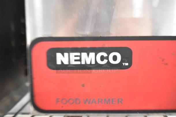 Nemco 6055A Commercial Countertop Food Warmer, 120 Volts, 1 Phase, visible branding.