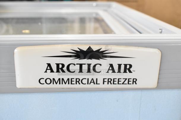 Arctic Air ST07G2 commercial chest freezer, 115V, 1 phase, visible logo, ideal for merchandising, excellent condition.