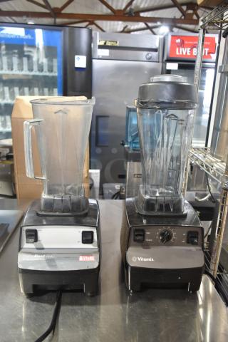 2 Vita-Mix VM0102/VM0103 Blenders. One Missing Lid. 120 Volts, 1 Phase. 2 Times Your Bid! Tested and Does Not Power On