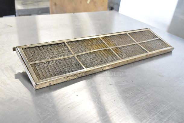 Turbochef HHD replacement filter. Suitable for 2019 Turbochef HHD double batch oven. Shows moderate wear.